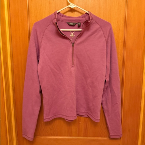 ibex Sweaters - Ibex Women's Woolies 250 1/4 Zip Sweater 100% Superwash Merino Wool M